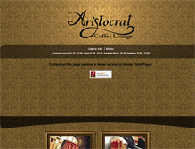 Tablet Screenshot of coffee.club-aristocrat.ro
